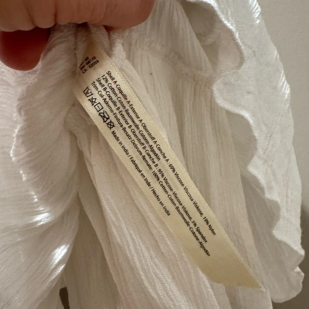 Free People Adella White Lace Tank Top - Picture 9 of 10